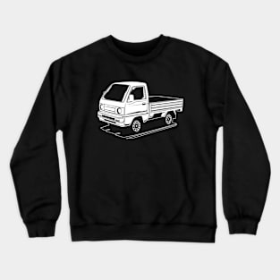 Jdm carry legend classic white print Crewneck Sweatshirt